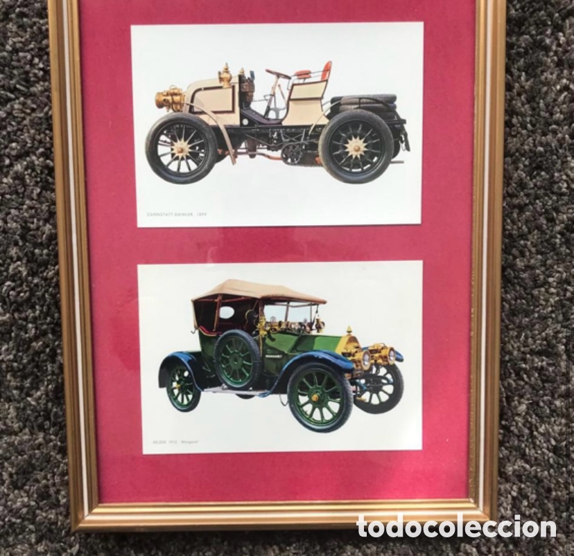 Antig&uuml;edades: CUADRO DE COCHES DE EPOCA - Foto 8