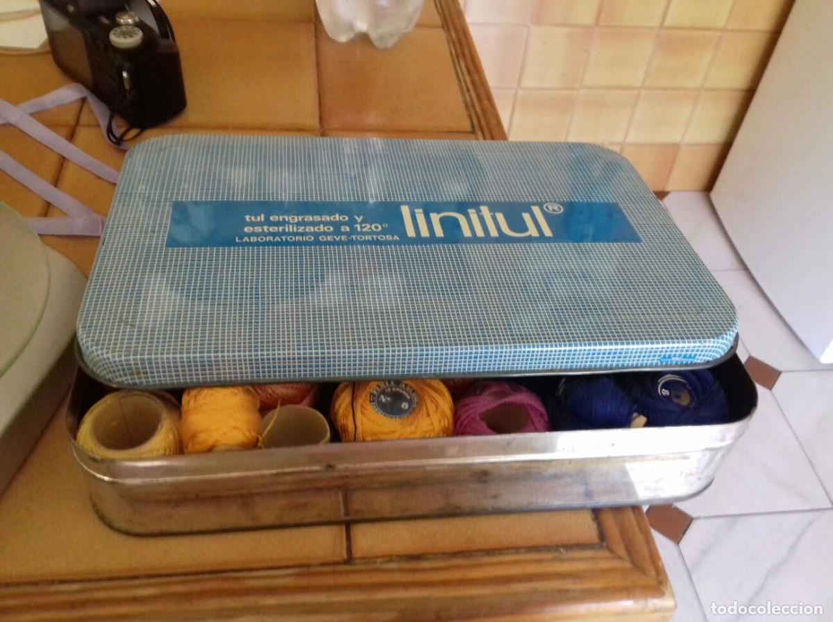 Antig&uuml;edades: Caja ovillos PERLE de FABRA - Foto 2