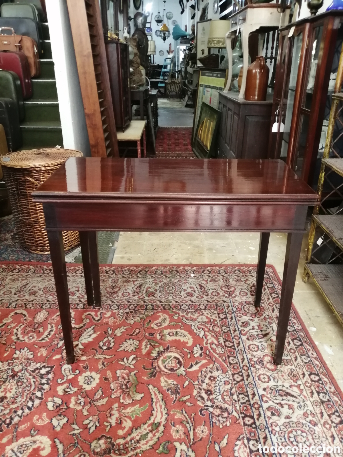 Antig&uuml;edades: Mesa de caoba siglo XIX - Foto 5