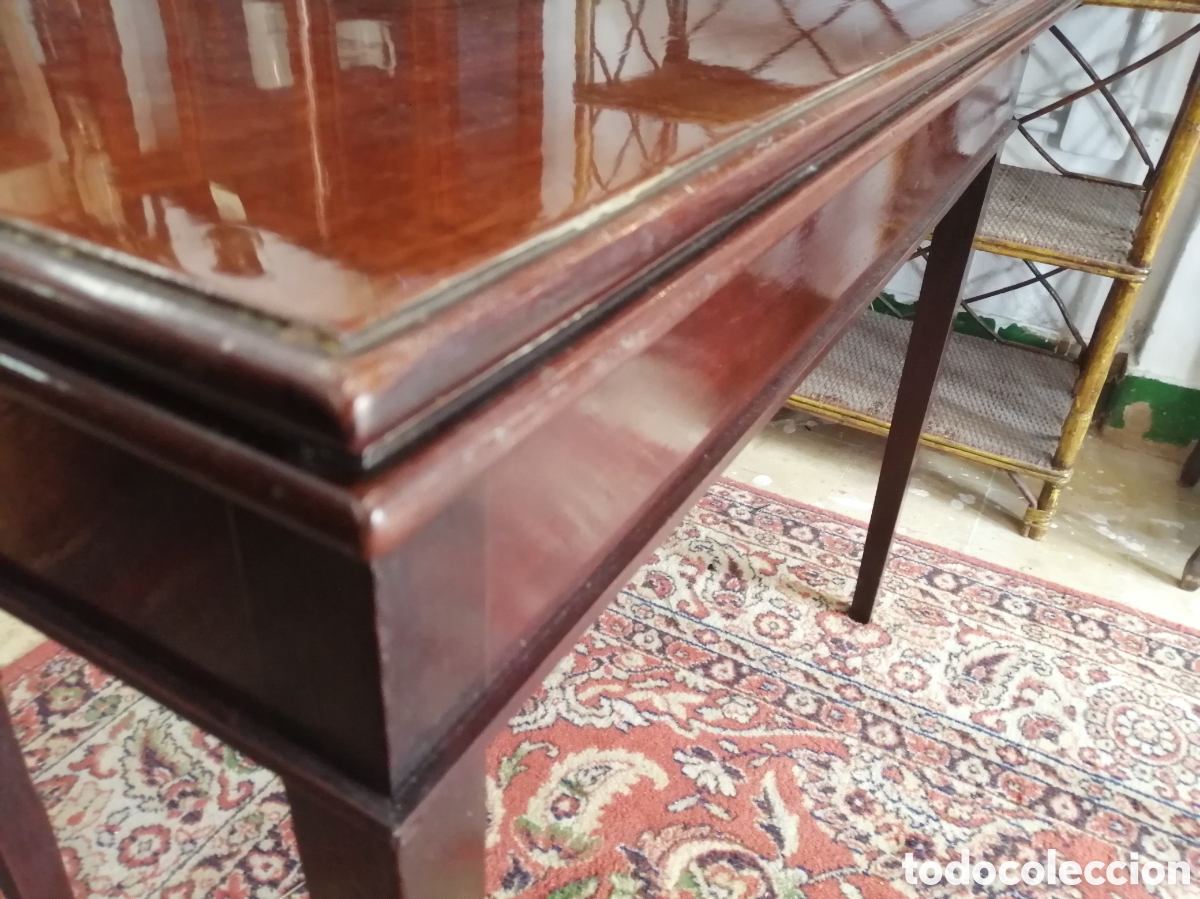 Antig&uuml;edades: Mesa de caoba siglo XIX - Foto 6