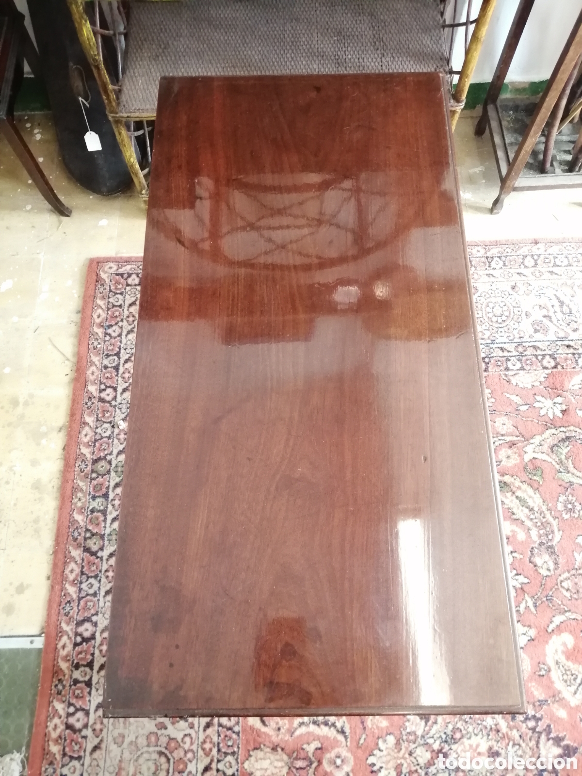 Antig&uuml;edades: Mesa de caoba siglo XIX - Foto 7