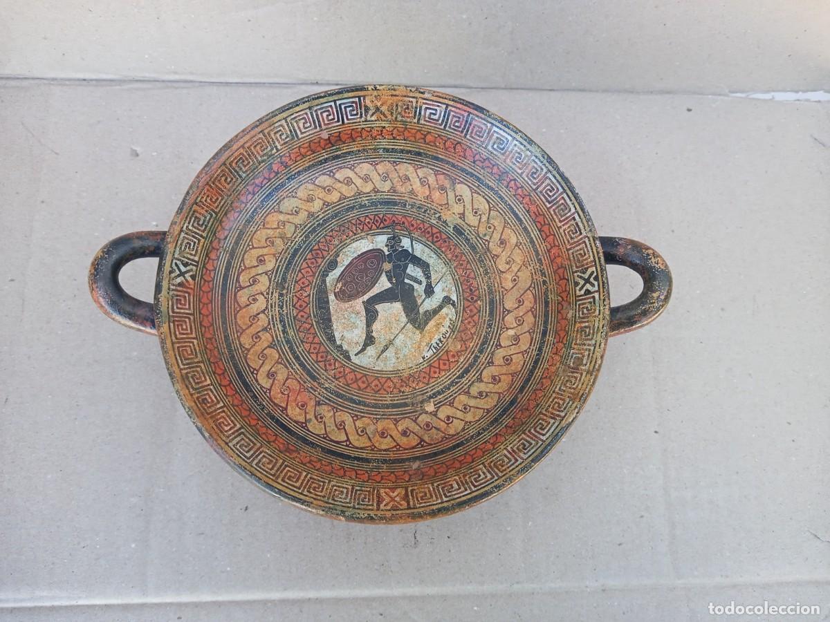 Antiguidades: LINDO CENTRO DE MESA O FRUTERO TERRACOTA O BARRO