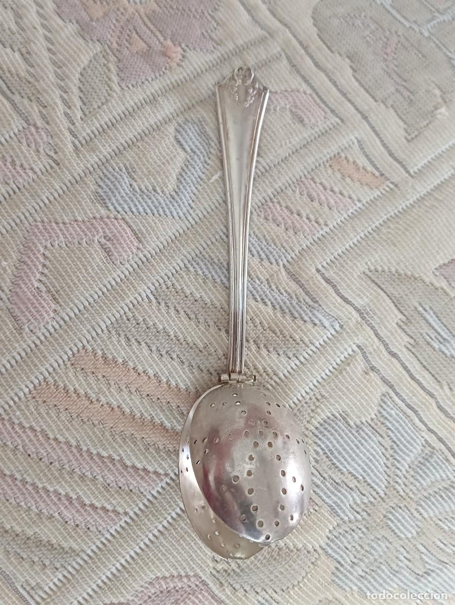 Antig&uuml;edades: CUCHARA COLADOR DE T&Eacute; - Foto 3