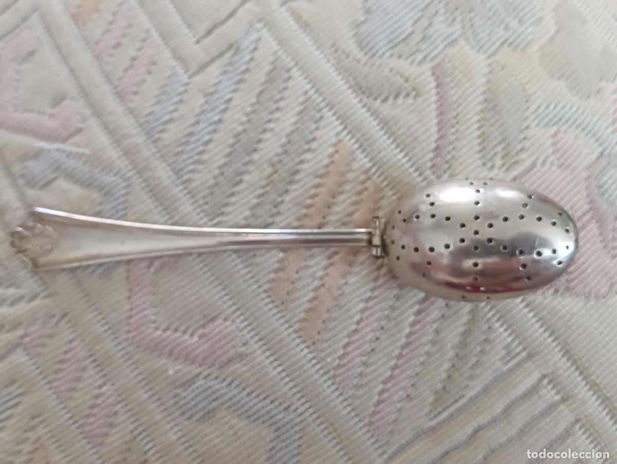 Antig&uuml;edades: CUCHARA COLADOR DE T&Eacute; - Foto 4