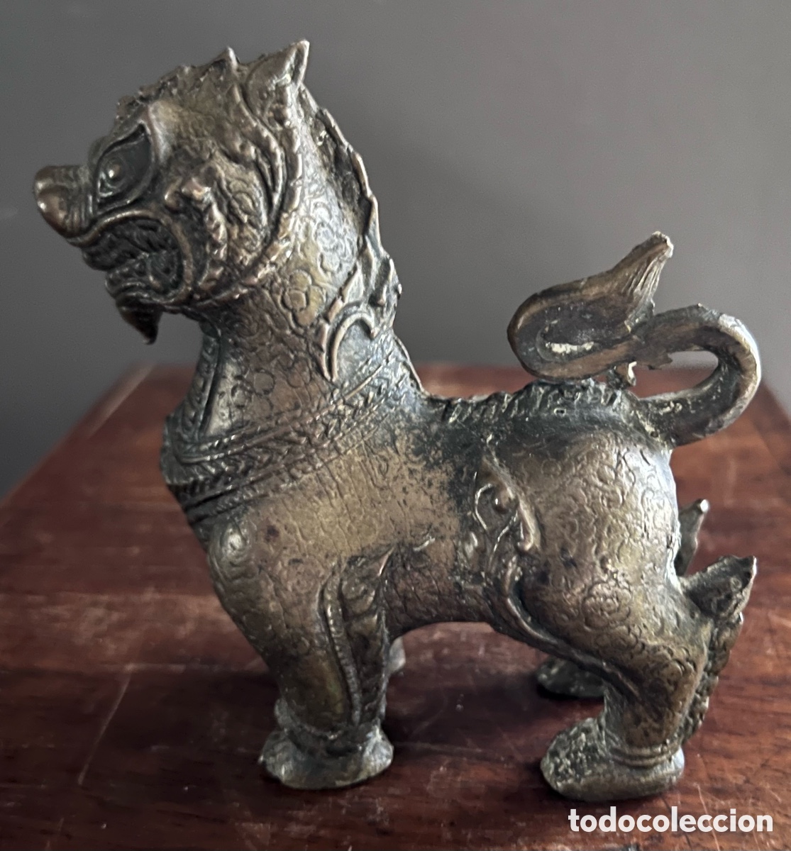 Antig&uuml;edades: Estatuilla de Leon Fu - Foto 2