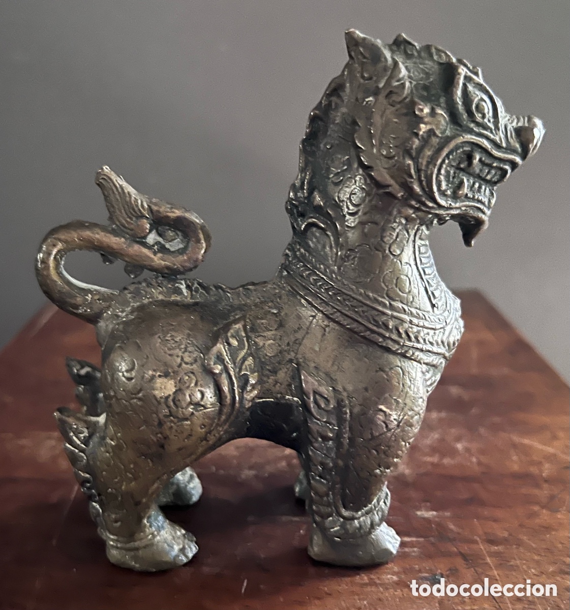 Antig&uuml;edades: Estatuilla de Leon Fu - Foto 3
