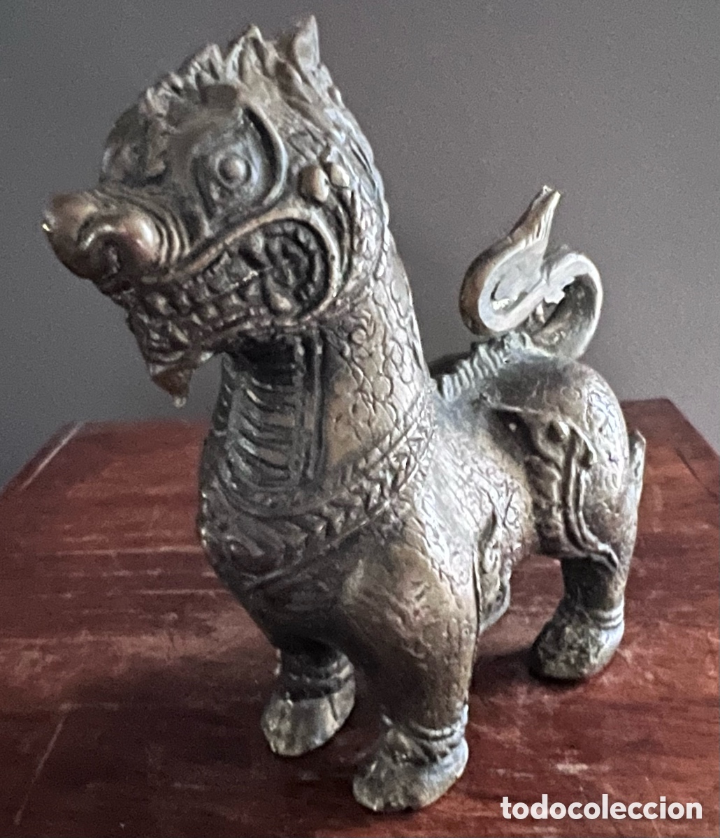 Antig&uuml;edades: Estatuilla de Leon Fu - Foto 1