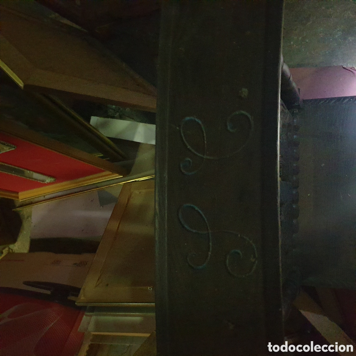 Antig&uuml;edades: Antiguo reclinatorio en madera - Foto 3