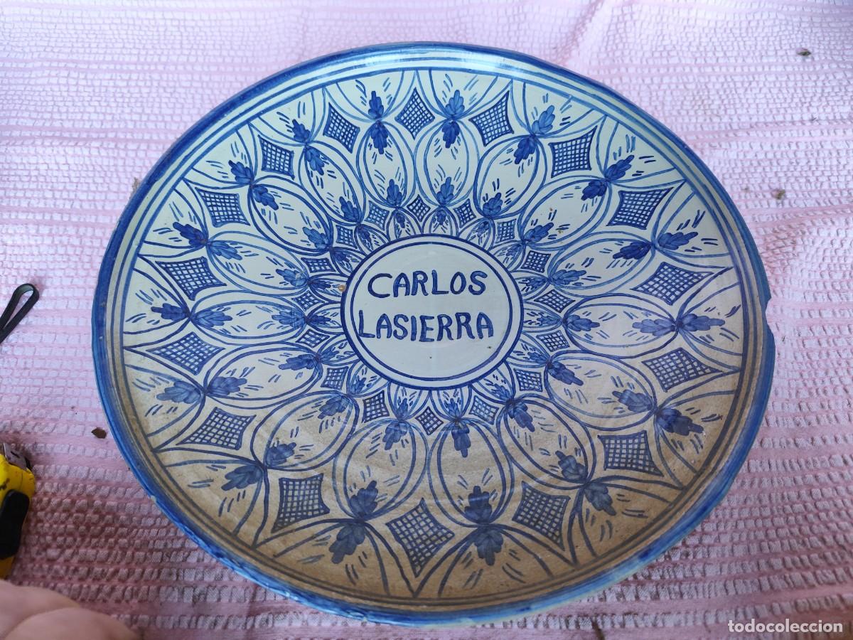 Antig&uuml;edades: PLATO,MUEL ESPA&Ntilde;A AC 30 CM - Foto 1