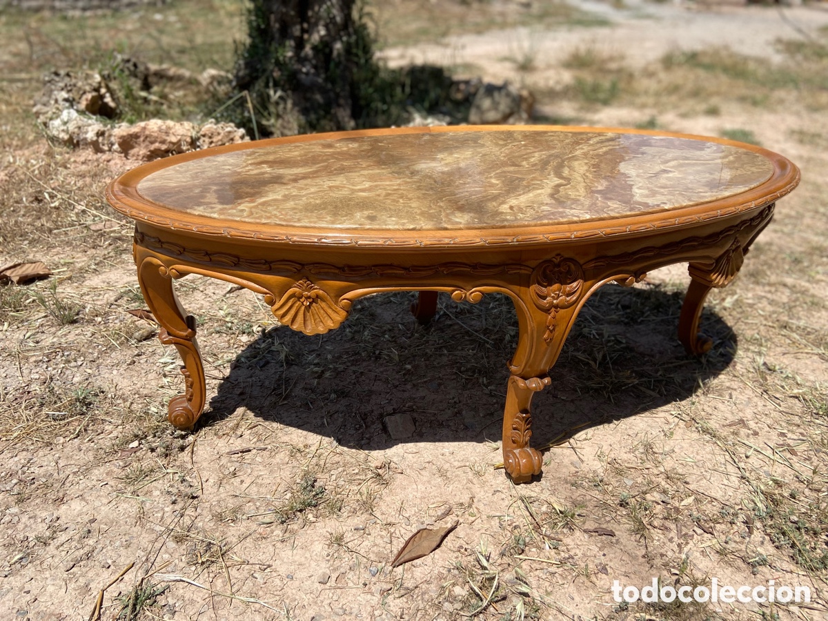 Antig&uuml;edades: Espectacular mesa de centro isabelina - Foto 1