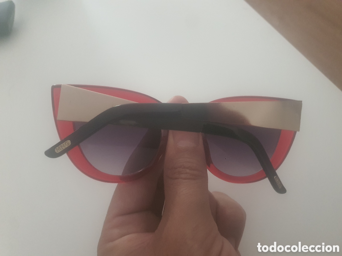 Antig&uuml;edades: Gafas mango de color rojas - Foto 4