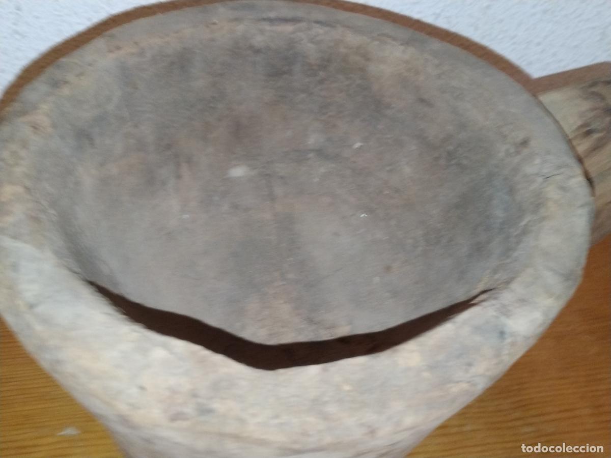 Antig&uuml;edades: Mortero mazizo pastoril con asa - Foto 5