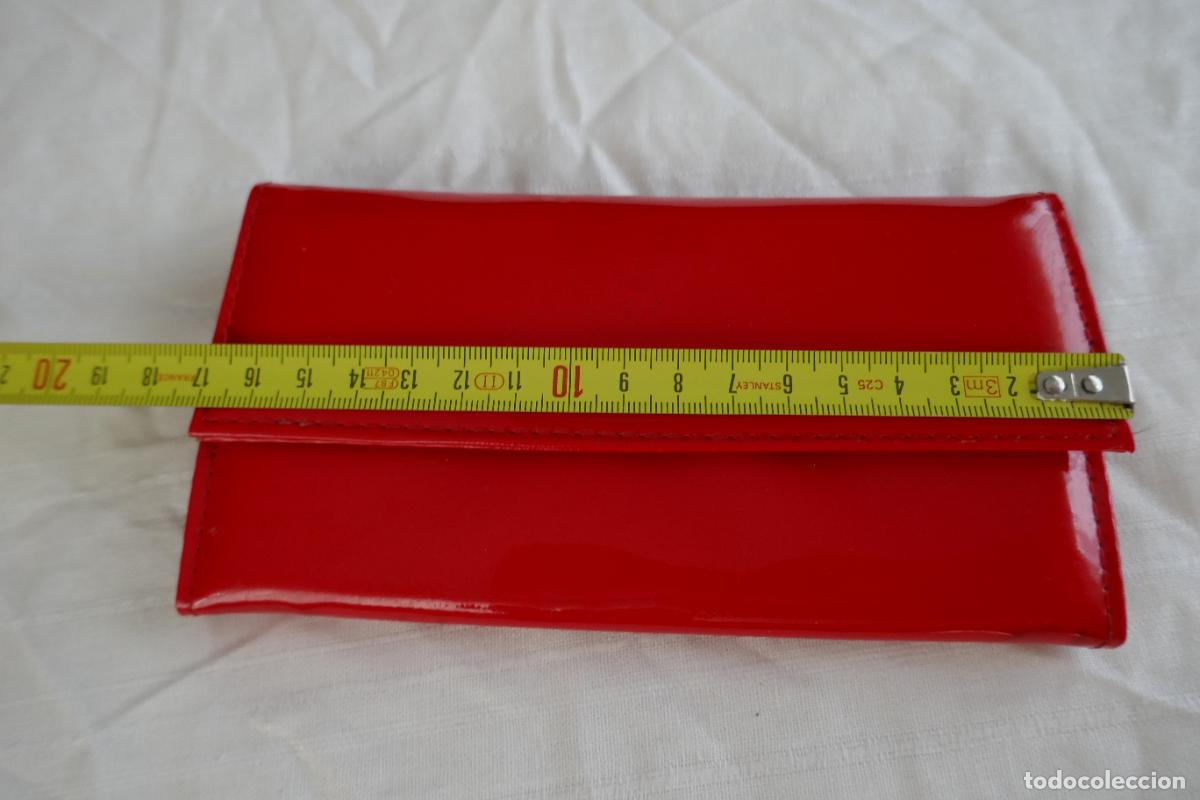 Antig&uuml;edades: CARTERA LOR&Aacute;L PAR&Iacute;S DE COLOR ROJO. - Foto 8