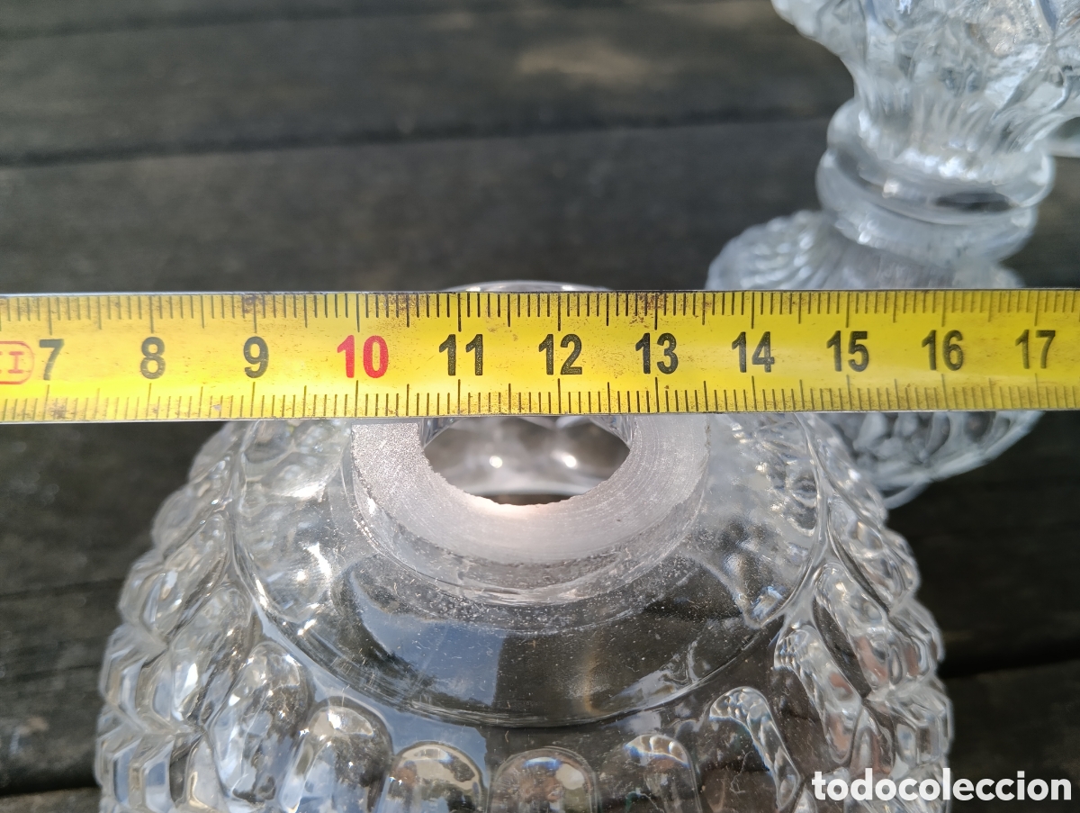 Antig&uuml;edades: Piezas Cristal Restaurar L&aacute;mpara. - Foto 10