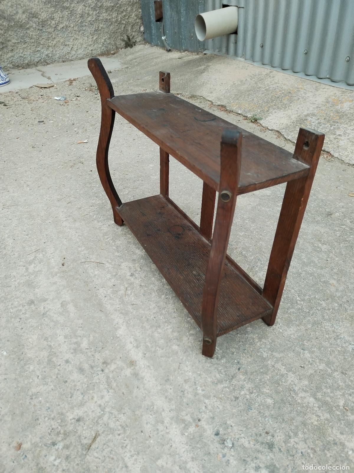 Antig&uuml;edades: extanteria de pared, repisa antigua - Foto 4