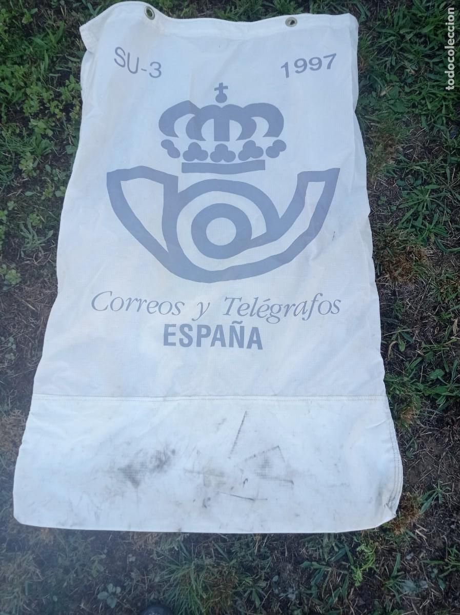 Antig&uuml;edades: Antigua saca de correos a&ntilde;o 1997 - Foto 1