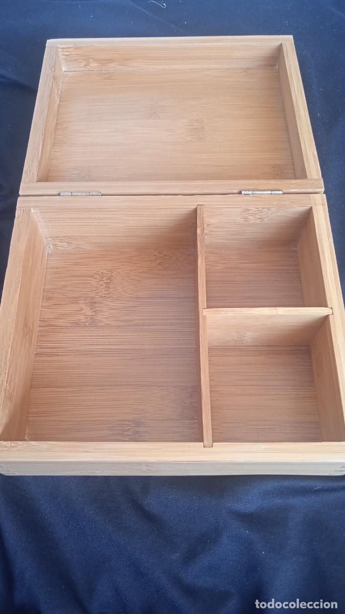 Antig&uuml;edades: Caja madera Clarins. - Foto 4