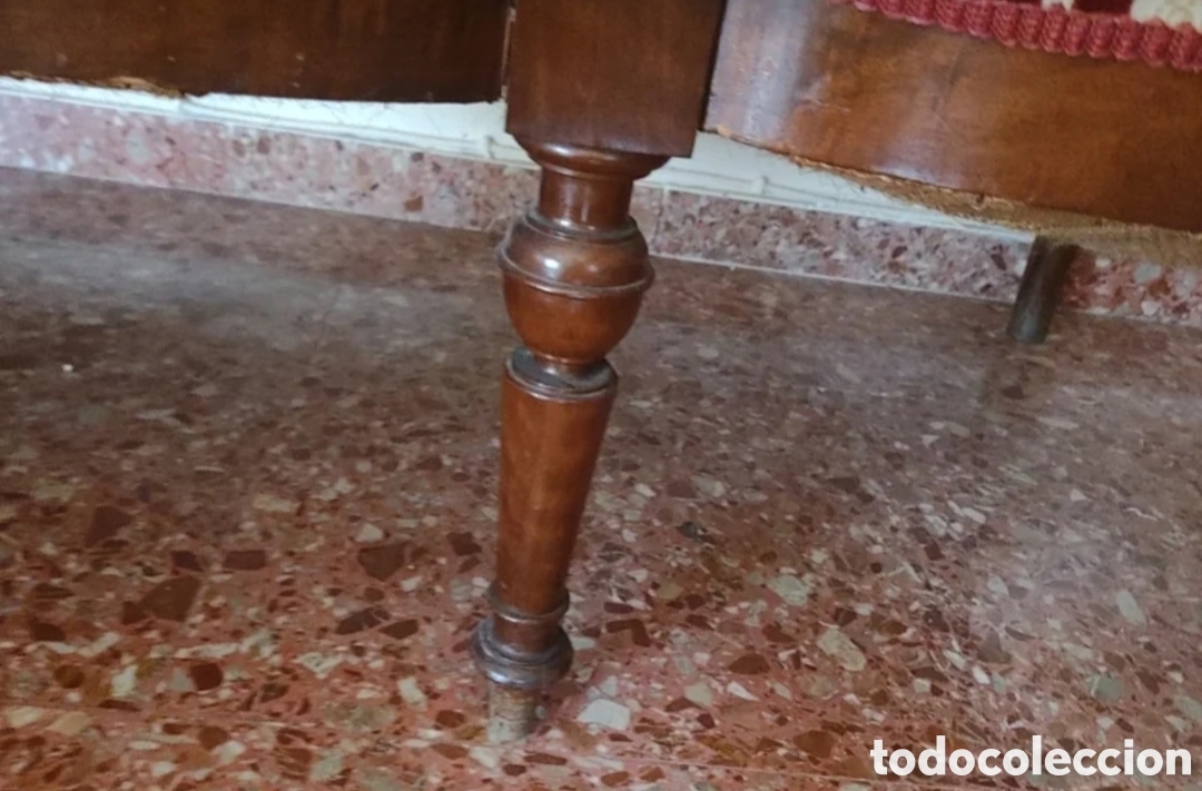 Antig&uuml;edades: Tresillo estilo alfonsino neobarroco - Foto 4