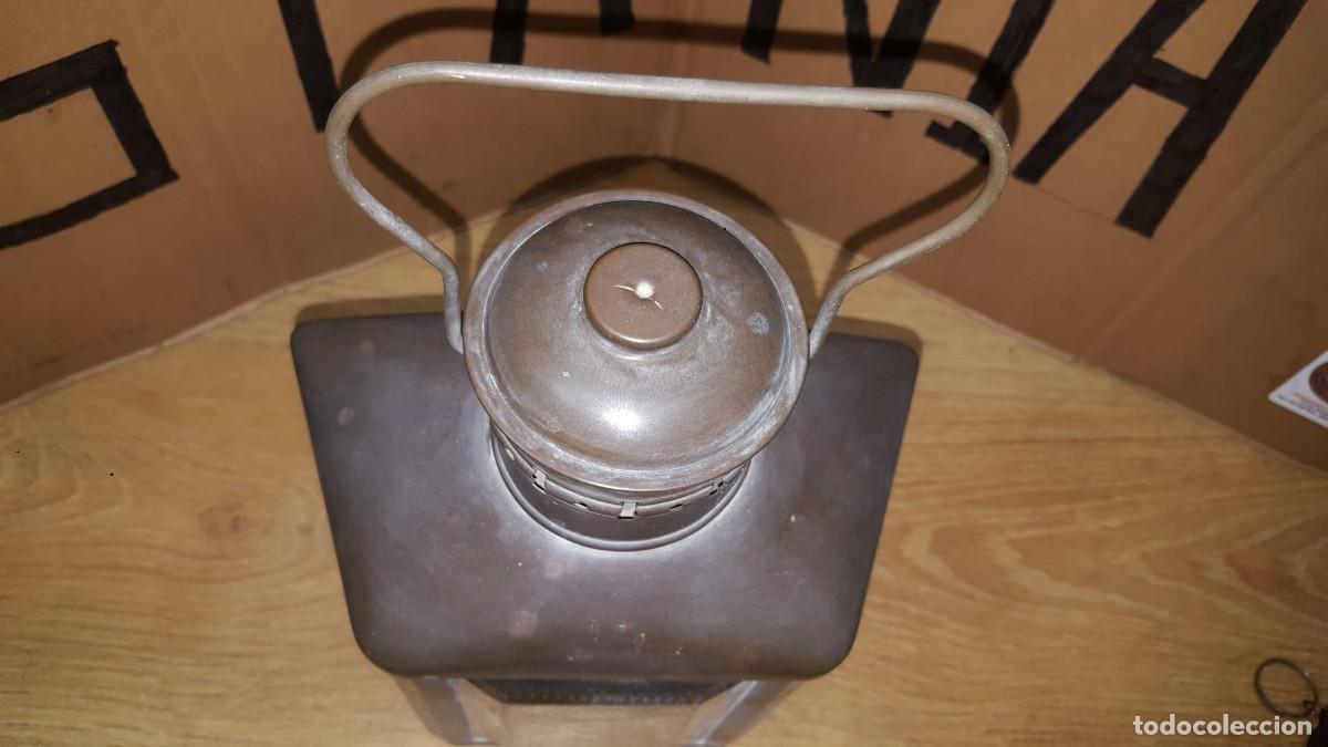 Antig&uuml;edades: ANTIGUO FAROL DE FERROCARRIL-COMPLETE - Foto 2