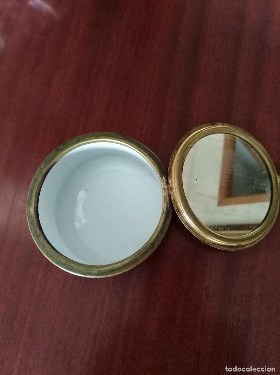 Antig&uuml;edades: CAJA JOYERO DE PORCELANA Y BRONCE - Foto 3