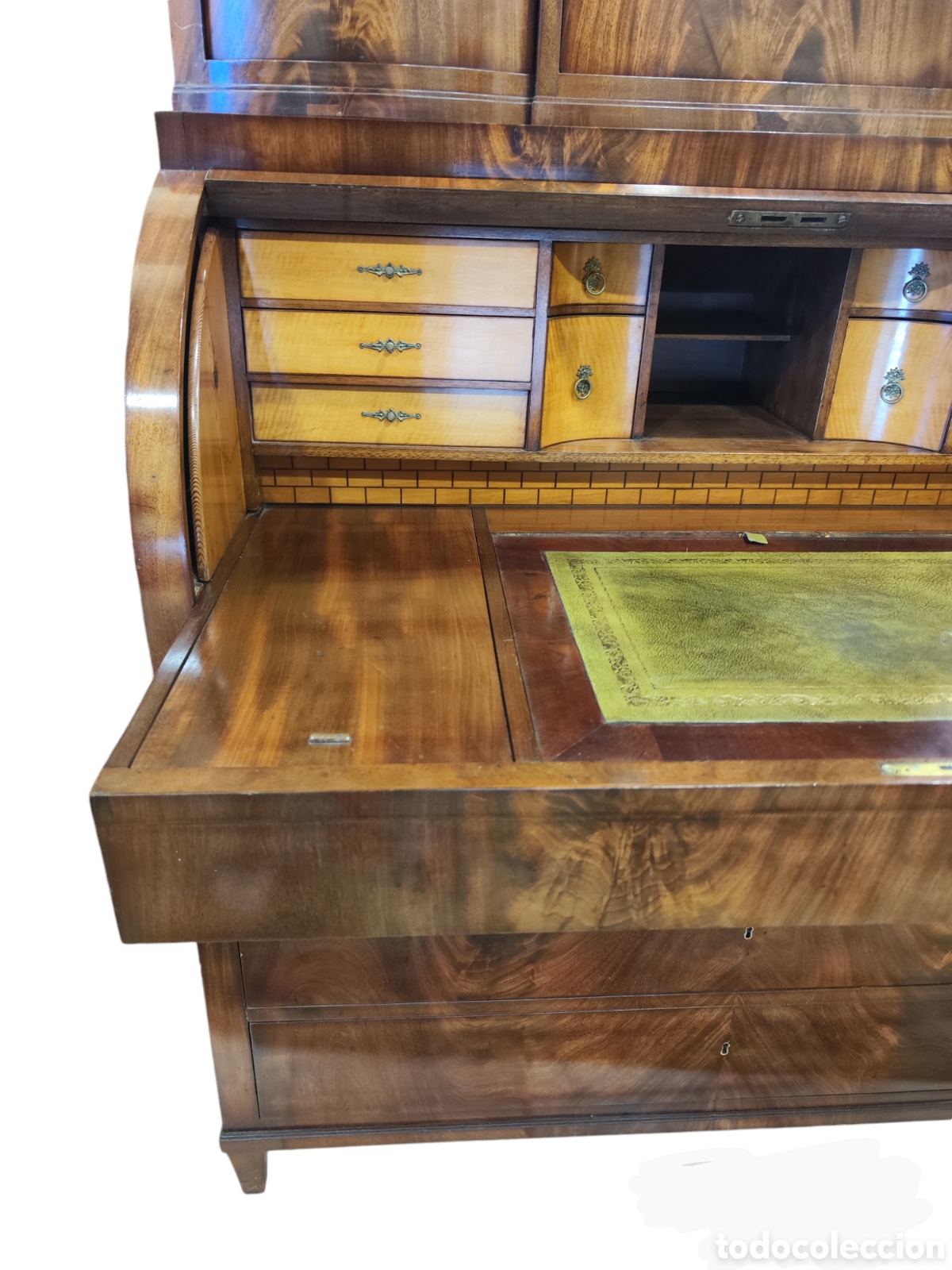 Antig&uuml;edades: Excepcional bureau cabinet Hamburgo 1840. - Foto 4