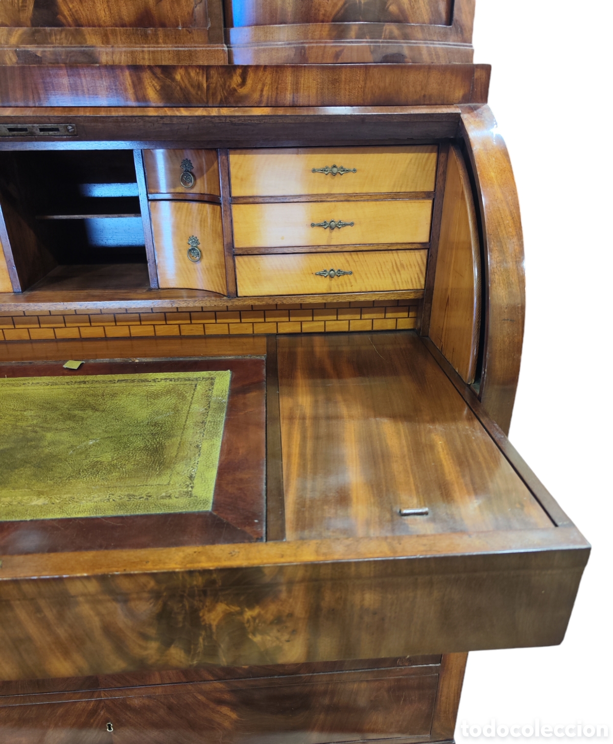 Antig&uuml;edades: Excepcional bureau cabinet Hamburgo 1840. - Foto 5