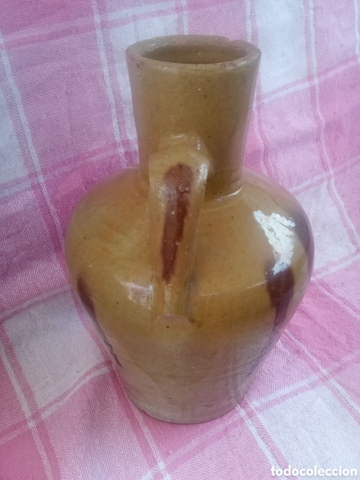 Antig&uuml;edades: C&Aacute;NTARO CER&Aacute;MICA ESMALTADA - Foto 2