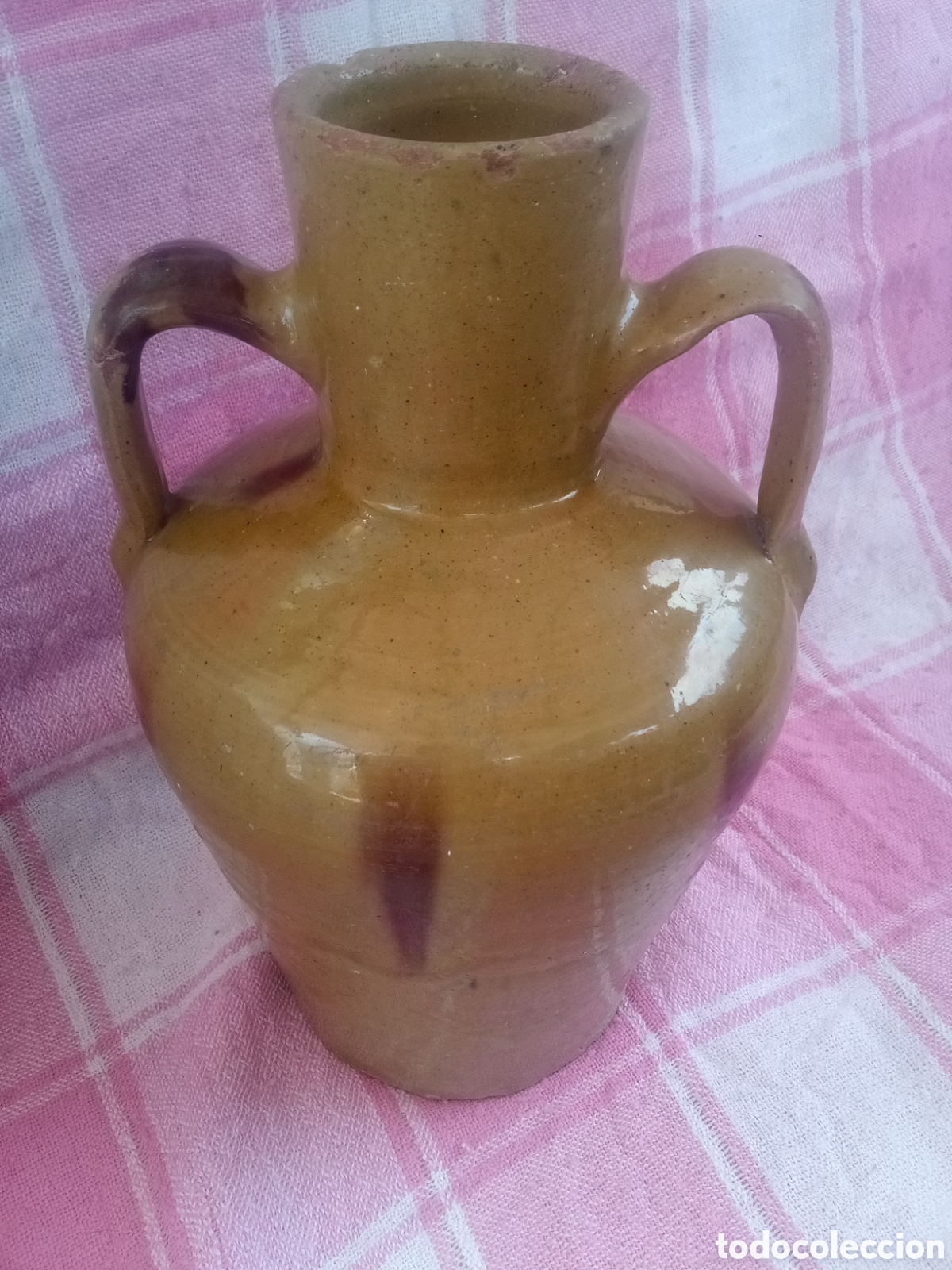 Antig&uuml;edades: C&Aacute;NTARO CER&Aacute;MICA ESMALTADA - Foto 3