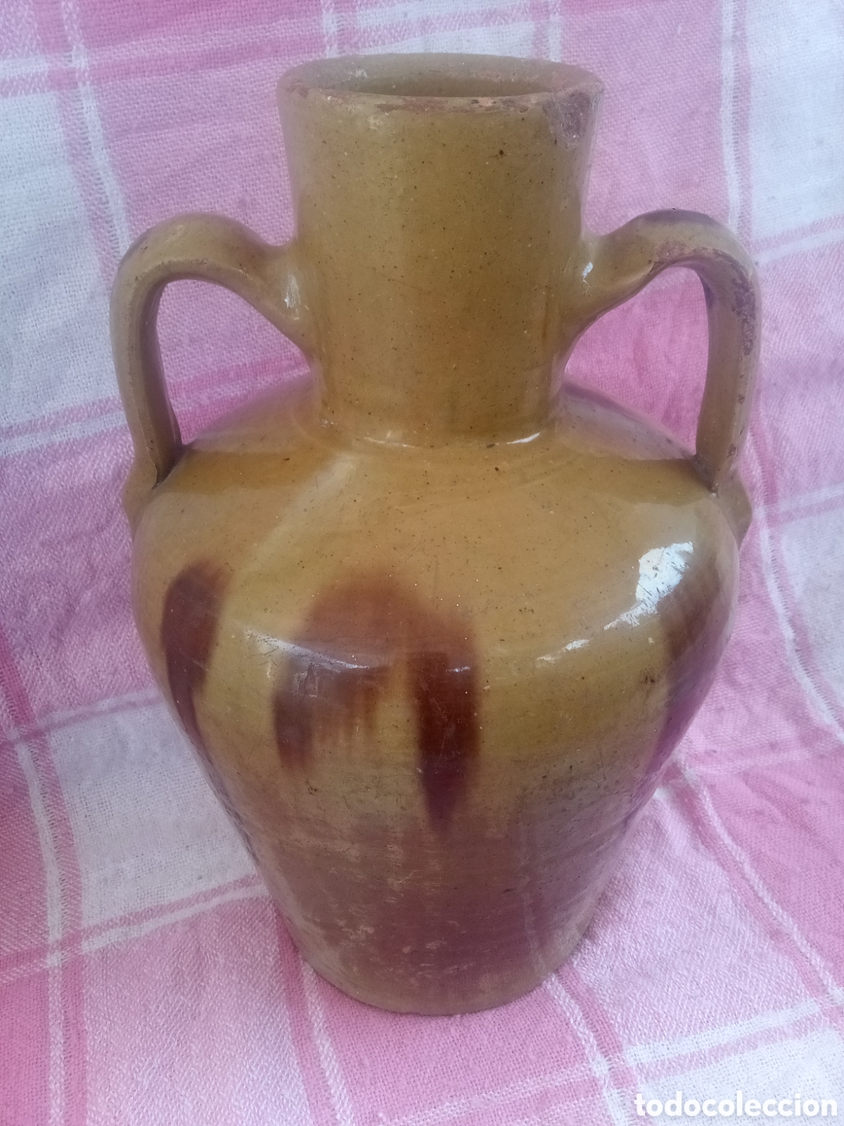 Antig&uuml;edades: C&Aacute;NTARO CER&Aacute;MICA ESMALTADA - Foto 1