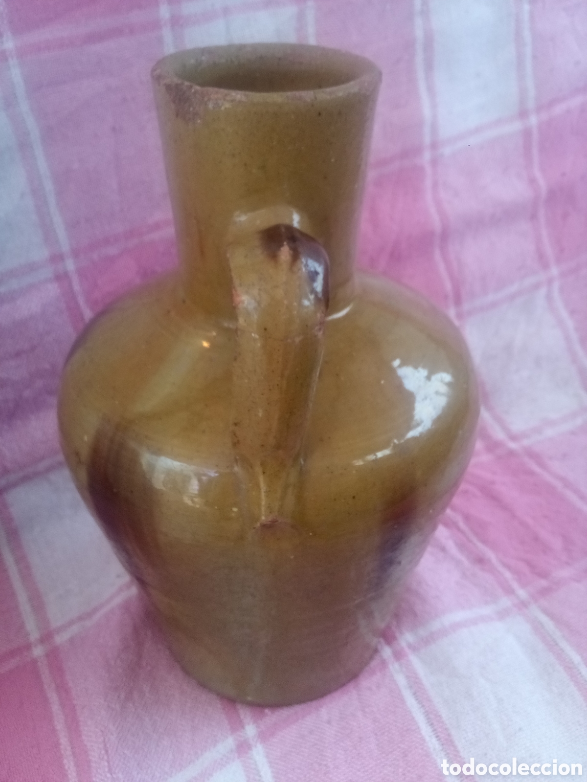 Antig&uuml;edades: C&Aacute;NTARO CER&Aacute;MICA ESMALTADA - Foto 4