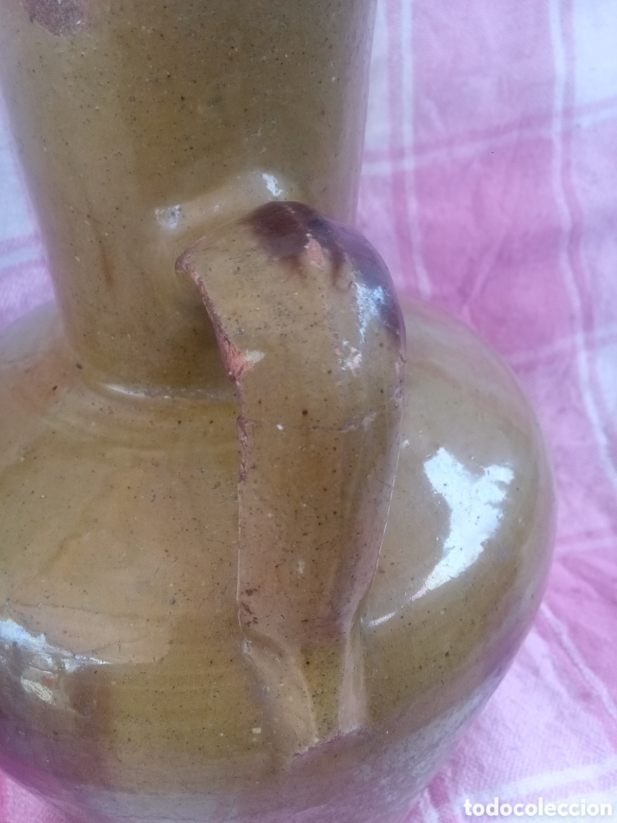 Antig&uuml;edades: C&Aacute;NTARO CER&Aacute;MICA ESMALTADA - Foto 5