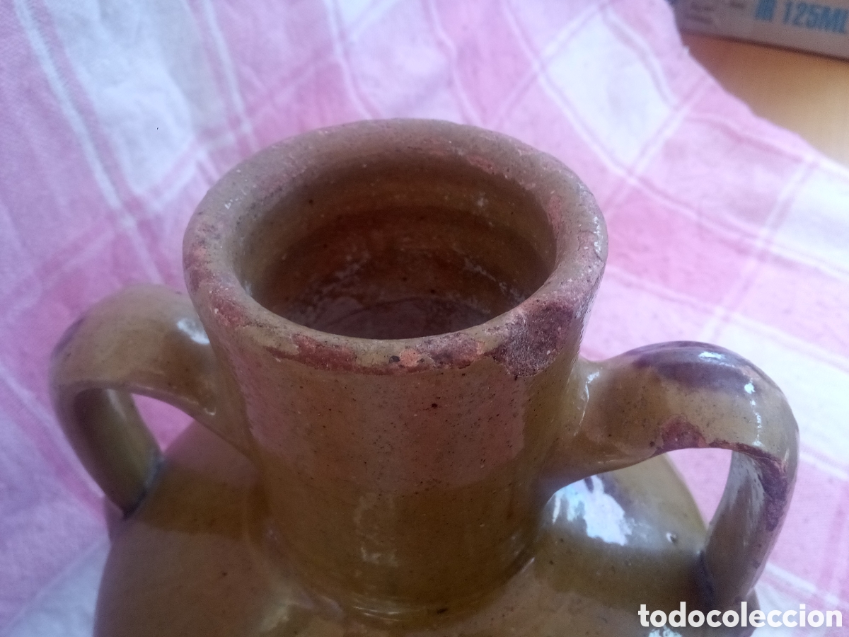 Antig&uuml;edades: C&Aacute;NTARO CER&Aacute;MICA ESMALTADA - Foto 6