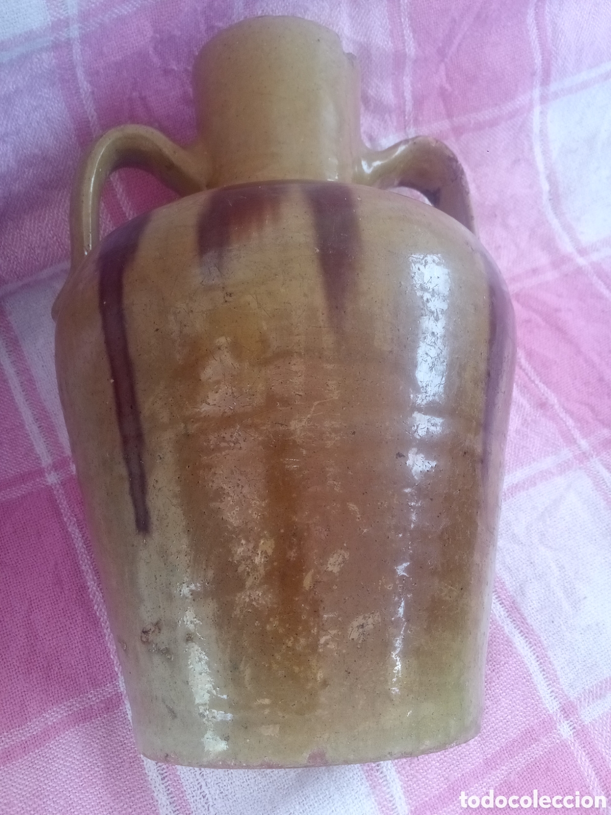 Antig&uuml;edades: C&Aacute;NTARO CER&Aacute;MICA ESMALTADA - Foto 7
