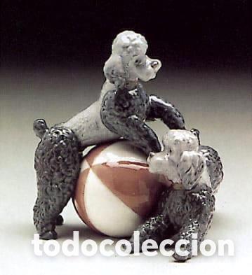 Antig&uuml;edades: REF: 01001258 &ldquo;PERRITOS JUGUETONES&rdquo; LLADR&Oacute; - Foto 1
