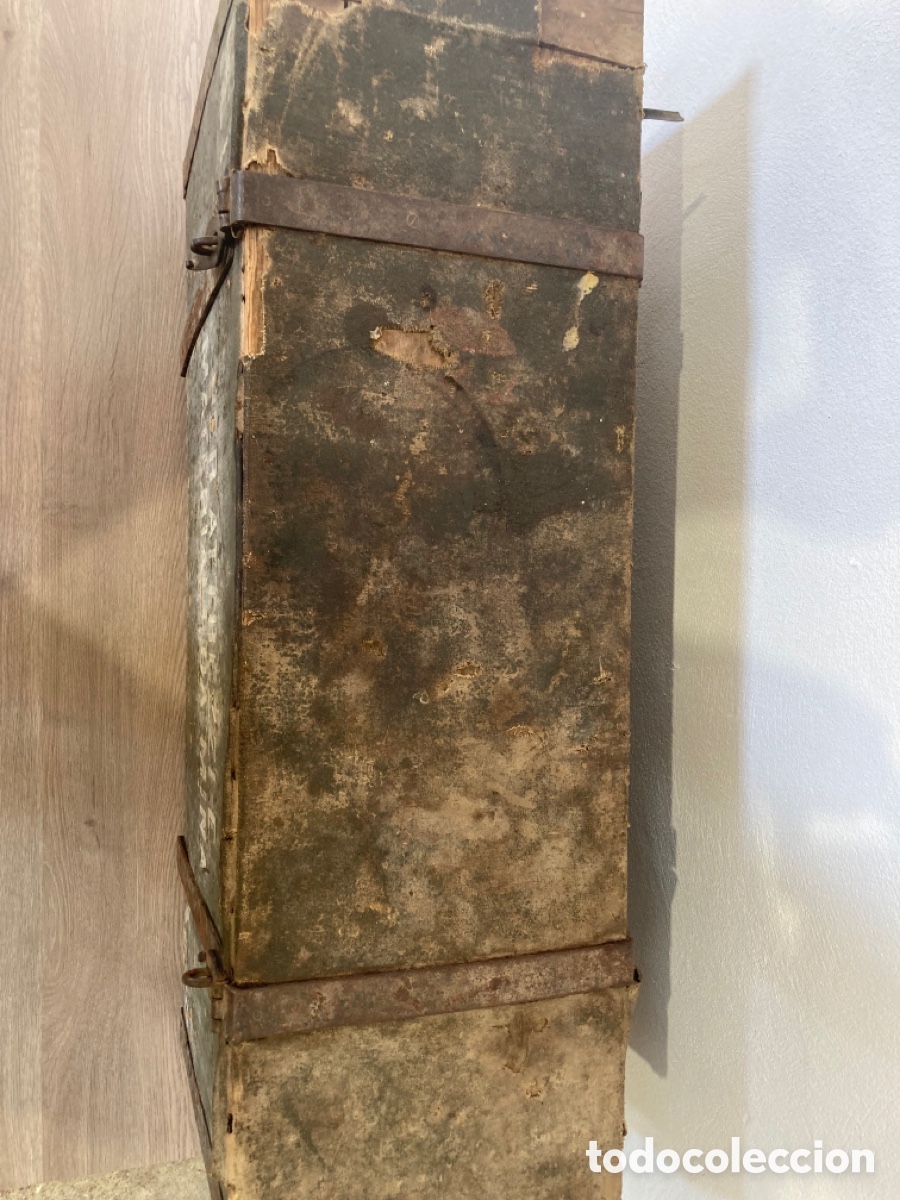 Antig&uuml;edades: Caja o ba&uacute;l militar material de minas - Foto 11