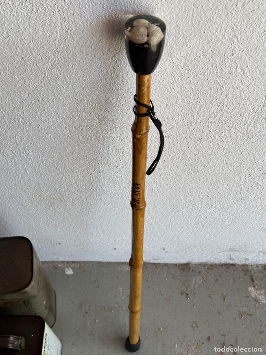Antig&uuml;edades: Bonito bast&oacute;n antiguo artesanal - Foto 1