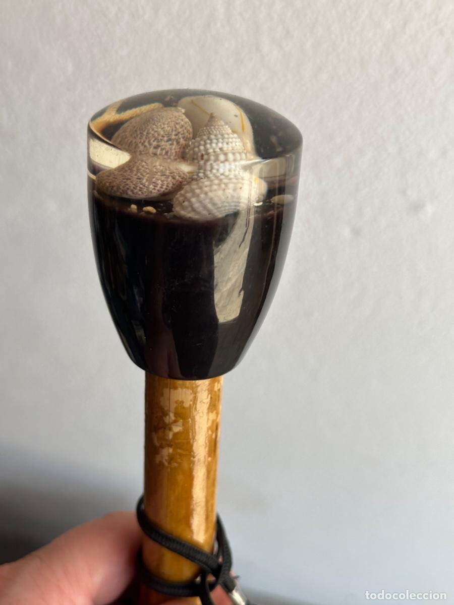 Antig&uuml;edades: Bonito bast&oacute;n antiguo artesanal - Foto 3