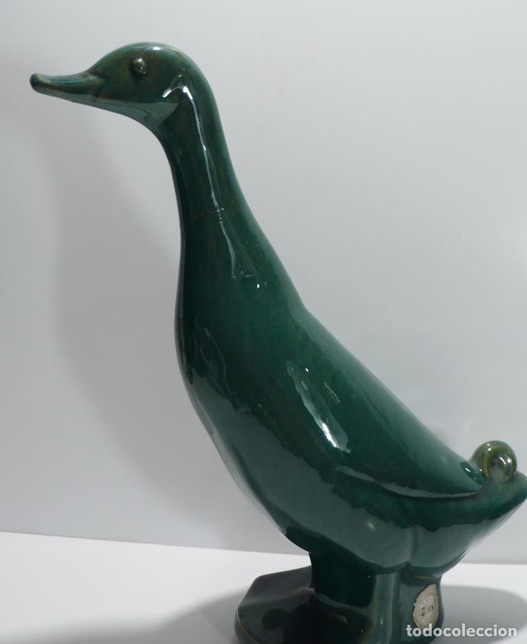 Antig&uuml;edades: PATO EN CERAMICA ESMALTADA - Foto 2