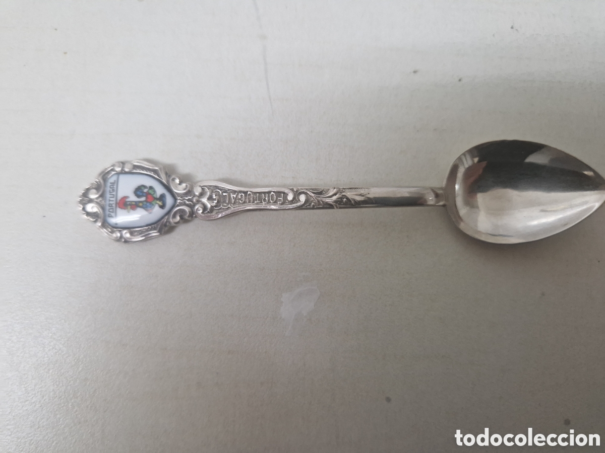 Antig&uuml;edades: CUCHARILLAXDE PLATA PORTUGAL - Foto 4