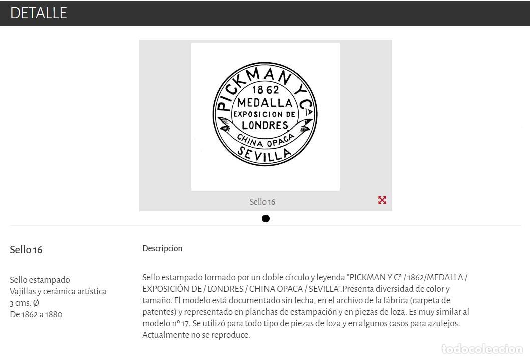 Antig&uuml;edades: Jarra antigua Pickman y C&ordf; 1862 - Foto 5