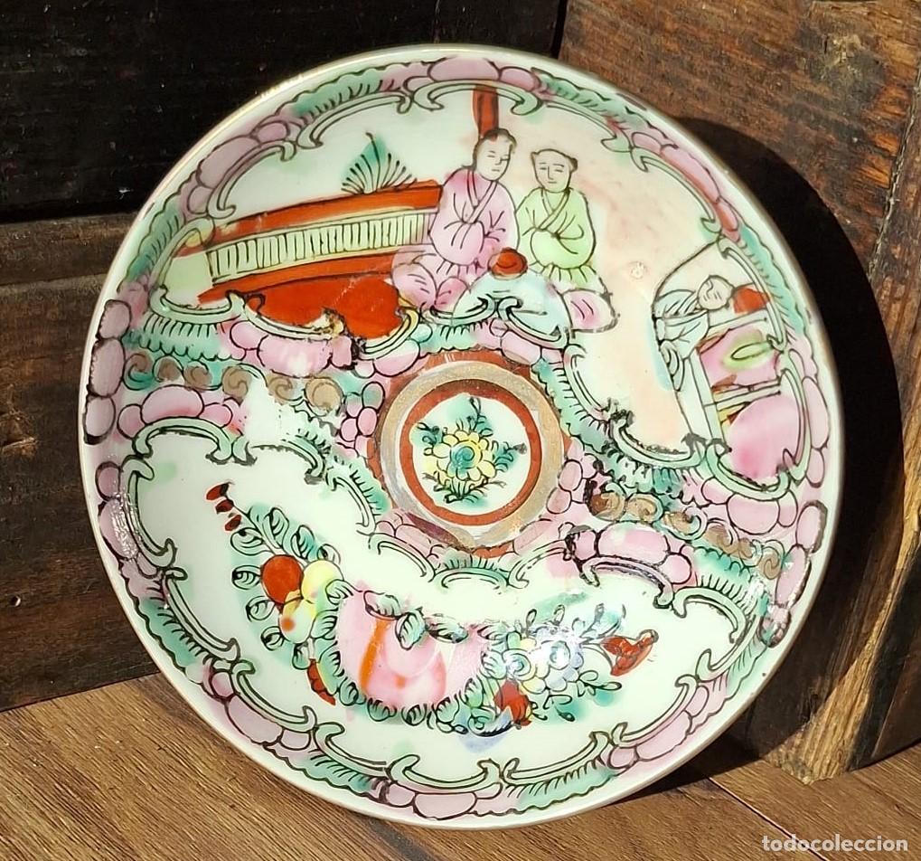 Antig&uuml;edades: Dos Platos Macao Porcelana - Foto 3