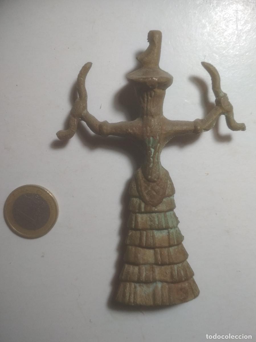 Antig&uuml;edades: Diosa serpiente - figura antigua - Foto 2