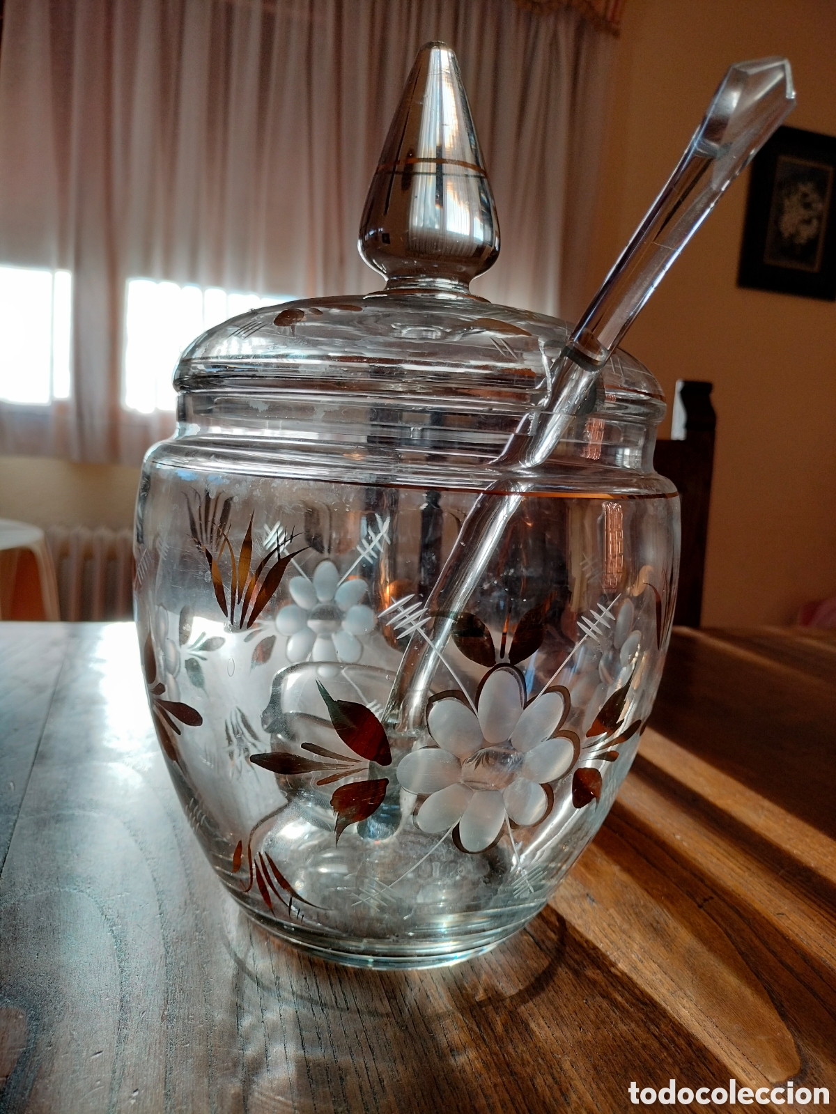Antig&uuml;edades: Ponchera antigua de Cristal - Foto 4