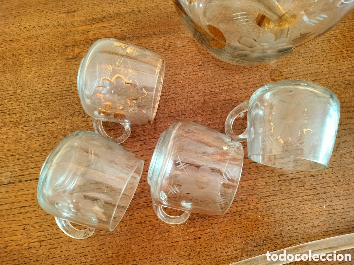 Antig&uuml;edades: Ponchera antigua de Cristal - Foto 11