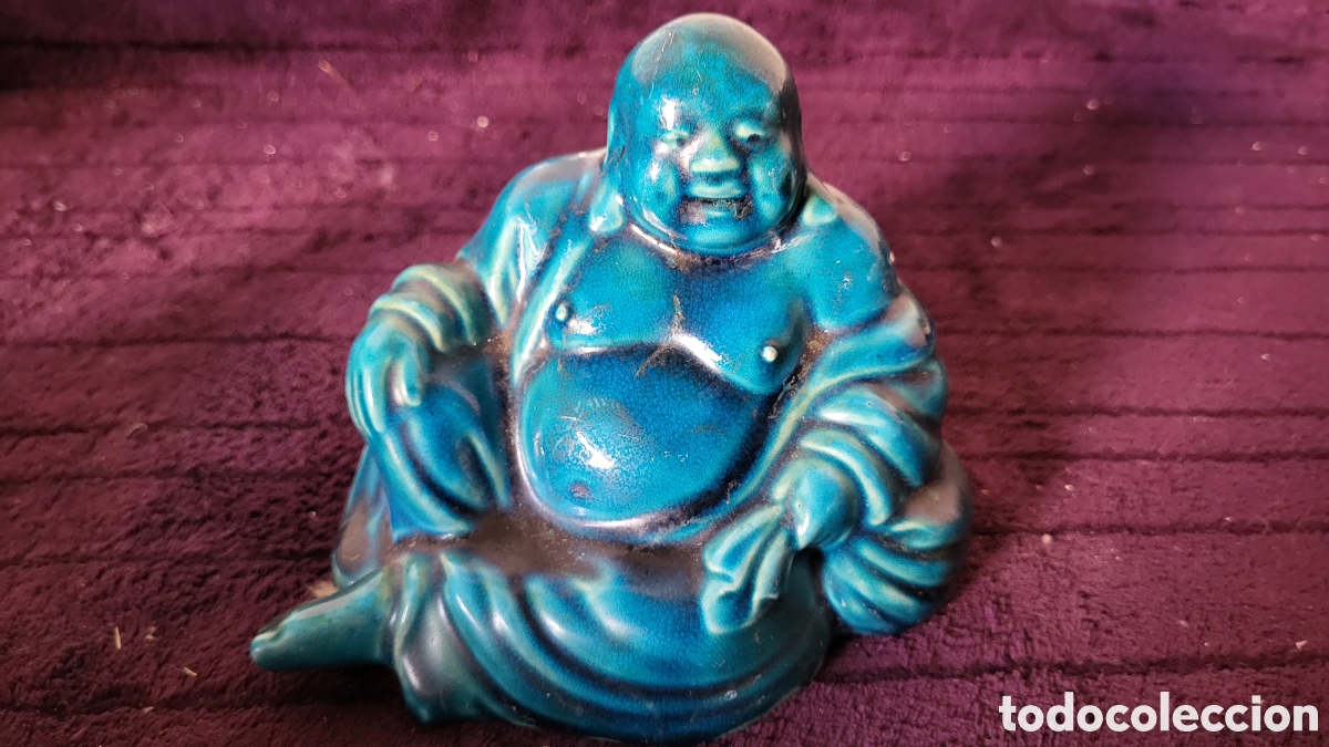 Antig&uuml;edades: Figura cer&aacute;mica Buda - Foto 1