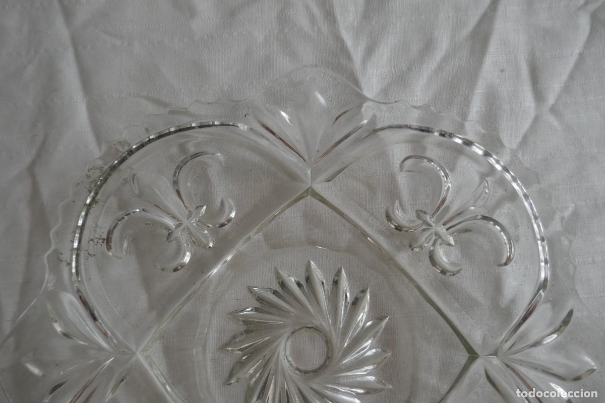 Antig&uuml;edades: CENTRO DE CRISTAL 23 CM. - Foto 2