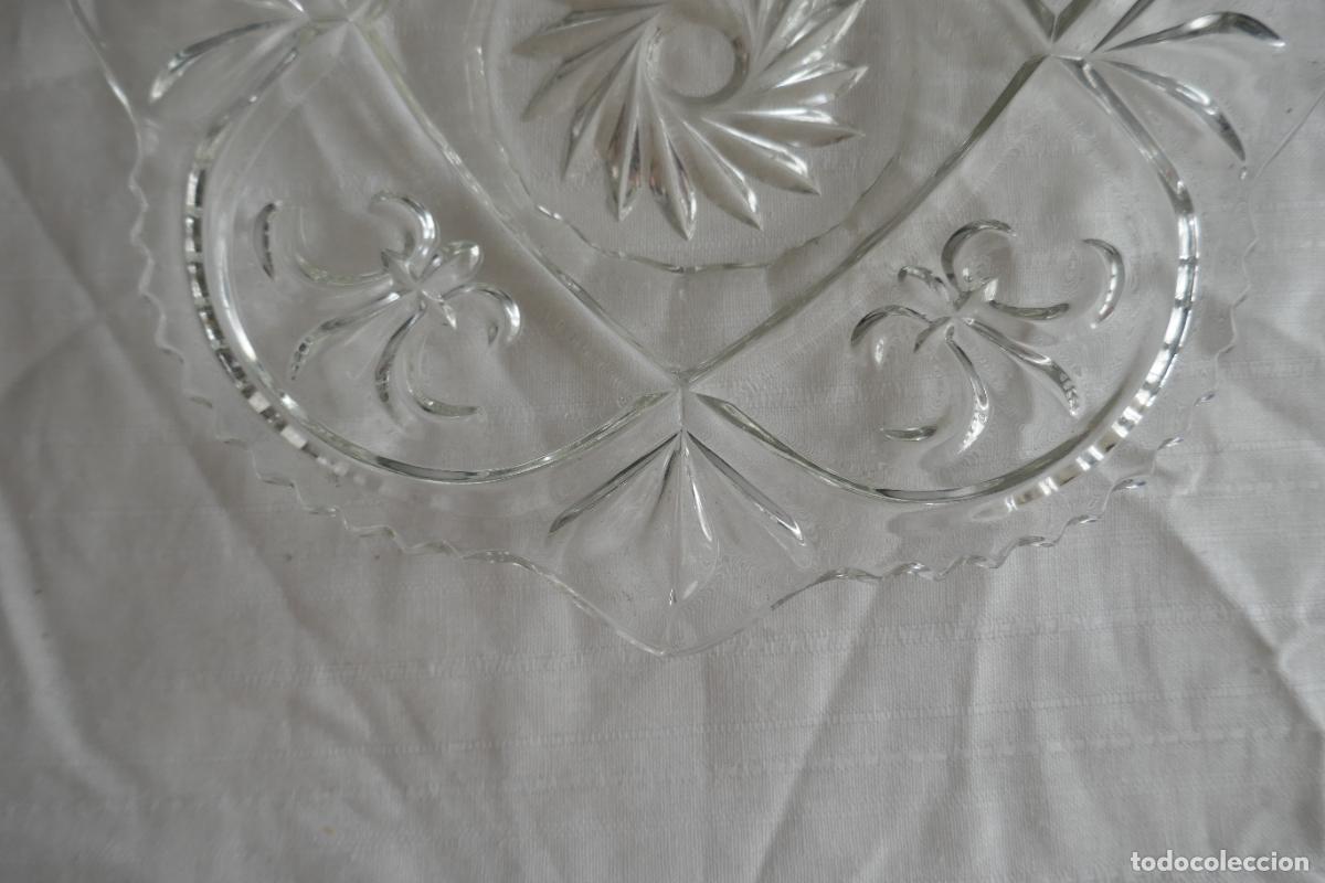 Antig&uuml;edades: CENTRO DE CRISTAL 23 CM. - Foto 3