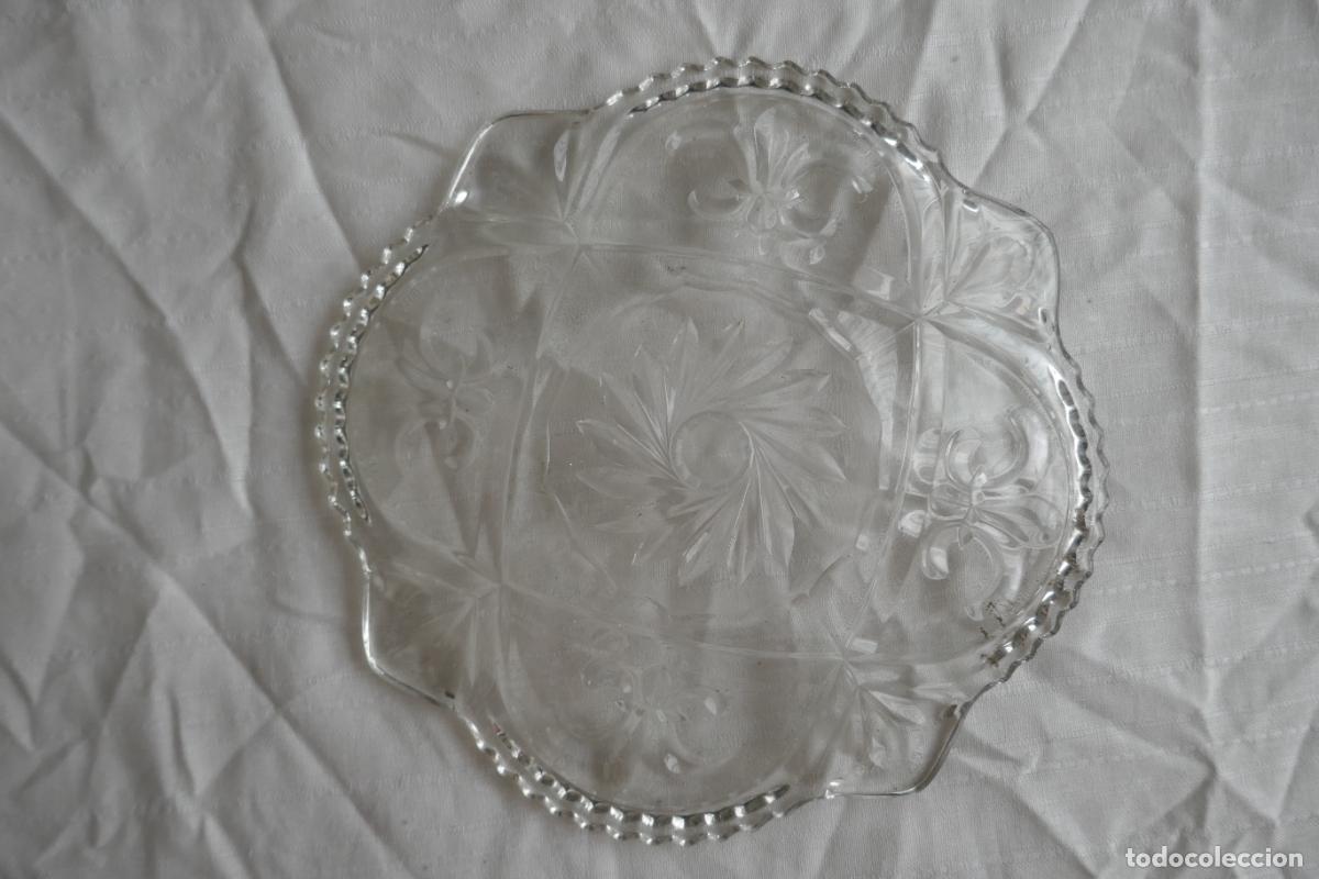 Antig&uuml;edades: CENTRO DE CRISTAL 23 CM. - Foto 5