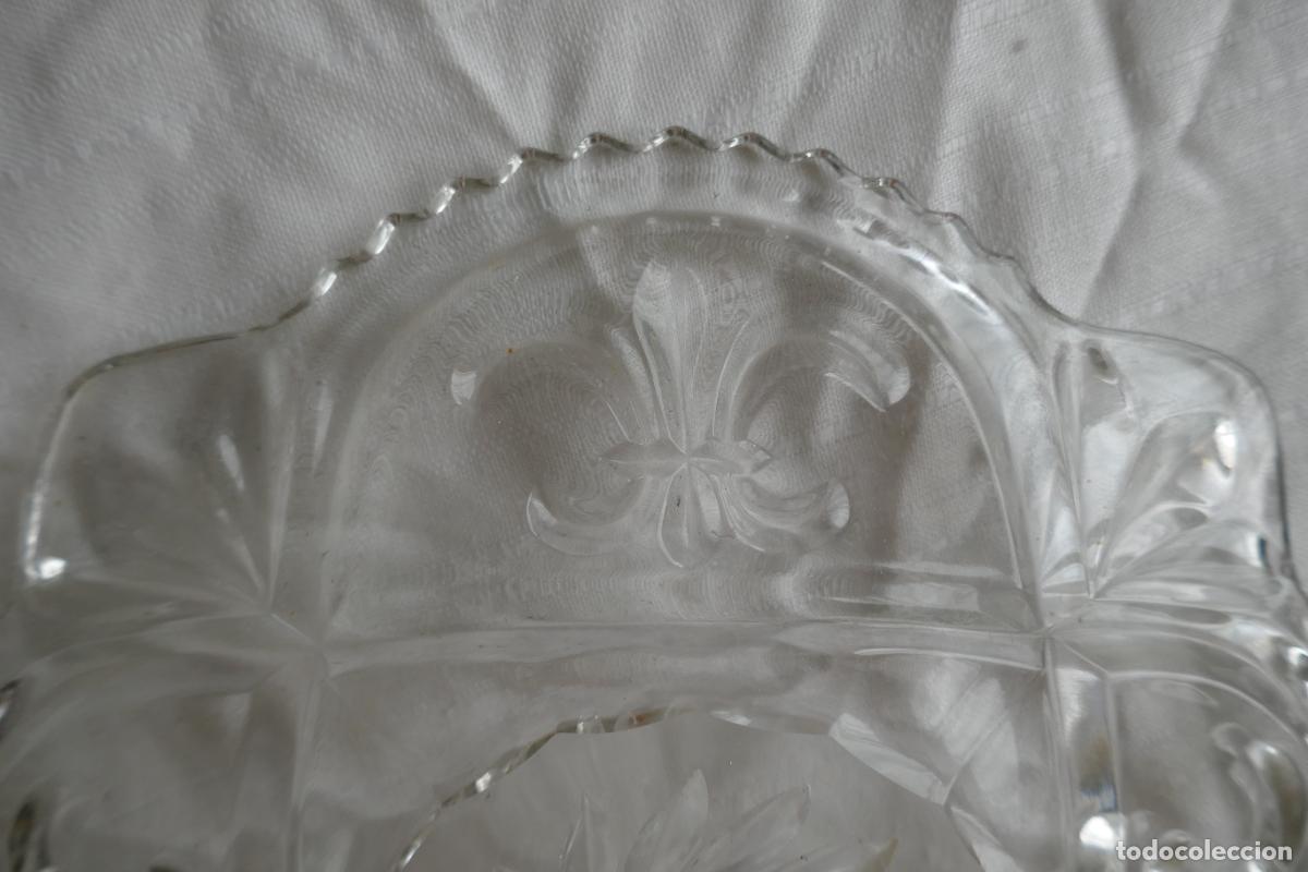 Antig&uuml;edades: CENTRO DE CRISTAL 23 CM. - Foto 6