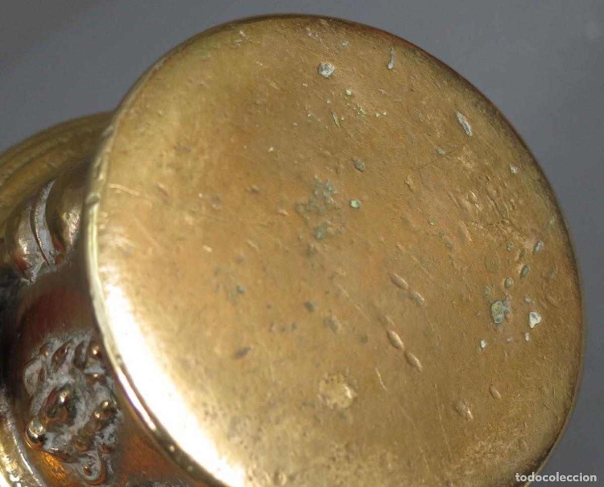 Antig&uuml;edades: ALMIREZ O MORTERO. BRONCE. SIGLO XVII - Foto 4